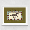 Giddy Up Medium White Frame