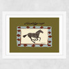 Giddy Up Wide White Frame