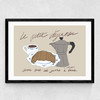 Le Petit Dejeuner Medium Black Frame