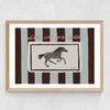 Let 'Em Run Wild Medium Oak Frame