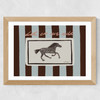 Let 'Em Run Wild Wide Oak Frame