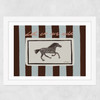 Let 'Em Run Wild Wide White Frame