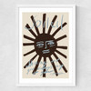 Soleil Medium White Frame