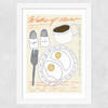 Wake Up Slow Wide White Frame