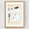 Wake Up Slow Wide Oak Frame