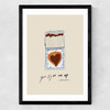 You Light Me Medium Black Frame