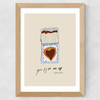 You Light Me Wide Oak Frame