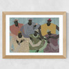 Group Chat Wide Oak Frame