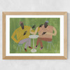 In Good Company Wide Oak Frame