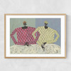 Opposites Narrow Oak Frame