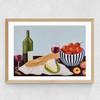 Picnic In The Dordogne Medium Oak Frame