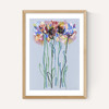 Morning Blue Flowers