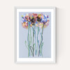 Morning Blue Flowers