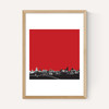 London Skyline (Red)