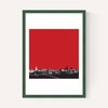 London Skyline (Red)