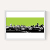 London Skyline (green)