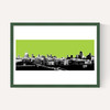 London Skyline (green)
