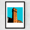 Bow Quarter Medium Black Frame