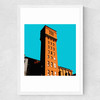 Bow Quarter Medium White Frame