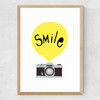 Smile! Medium Oak Frame