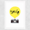 Smile! Wide White Frame