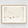 Paper Planes by Jason Ratliff Medium Oak Frame