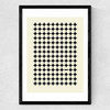 Plus Sign Medium Black Frame