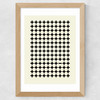 Plus Sign Wide Oak Frame