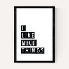 I Like Nice Things