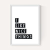 I Like Nice Things