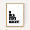 I Like Nice Things