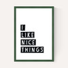 I Like Nice Things