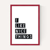 I Like Nice Things