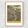 Amsterdam by Jazzberry Blue Narrow Oak Frame