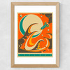 Explore 6 by Jazzberry Blue Wide Oak Frame