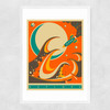 Explore 6 by Jazzberry Blue Narrow White Frame