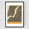 New York by Jazzberry Blue Narrow Black Frame