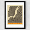 New York by Jazzberry Blue Wide Black Frame