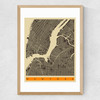 New York by Jazzberry Blue Medium Oak Frame