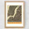 New York by Jazzberry Blue Wide Oak Frame