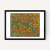 Paris Street Map by Jazzberry Blue