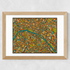 Paris Street Map by Jazzberry Blue
