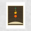Solar System (brown) by Jazzberry Blue