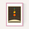 Solar System (brown) by Jazzberry Blue
