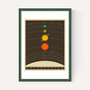 Solar System (brown) by Jazzberry Blue