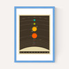 Solar System (brown) by Jazzberry Blue