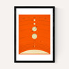 Solar System (orange) by Jazzberry Blue