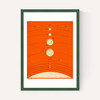 Solar System (orange) by Jazzberry Blue