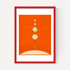 Solar System (orange) by Jazzberry Blue