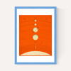 Solar System (orange) by Jazzberry Blue